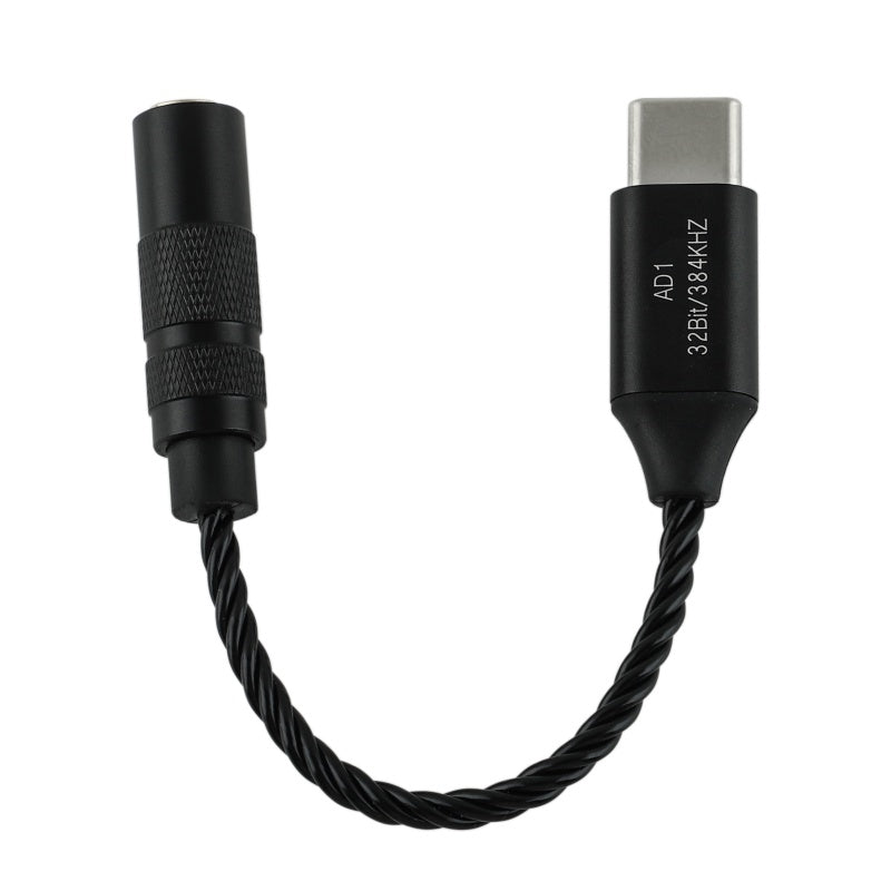 Linsoul Kiwi Ears AD1 Adattatore DAC USB-C A 3,5mm – Dongle Per Cuffie Con Chip KT02H20, Hi-Res 32bit/384kHz, Per IOS/Android/Windows