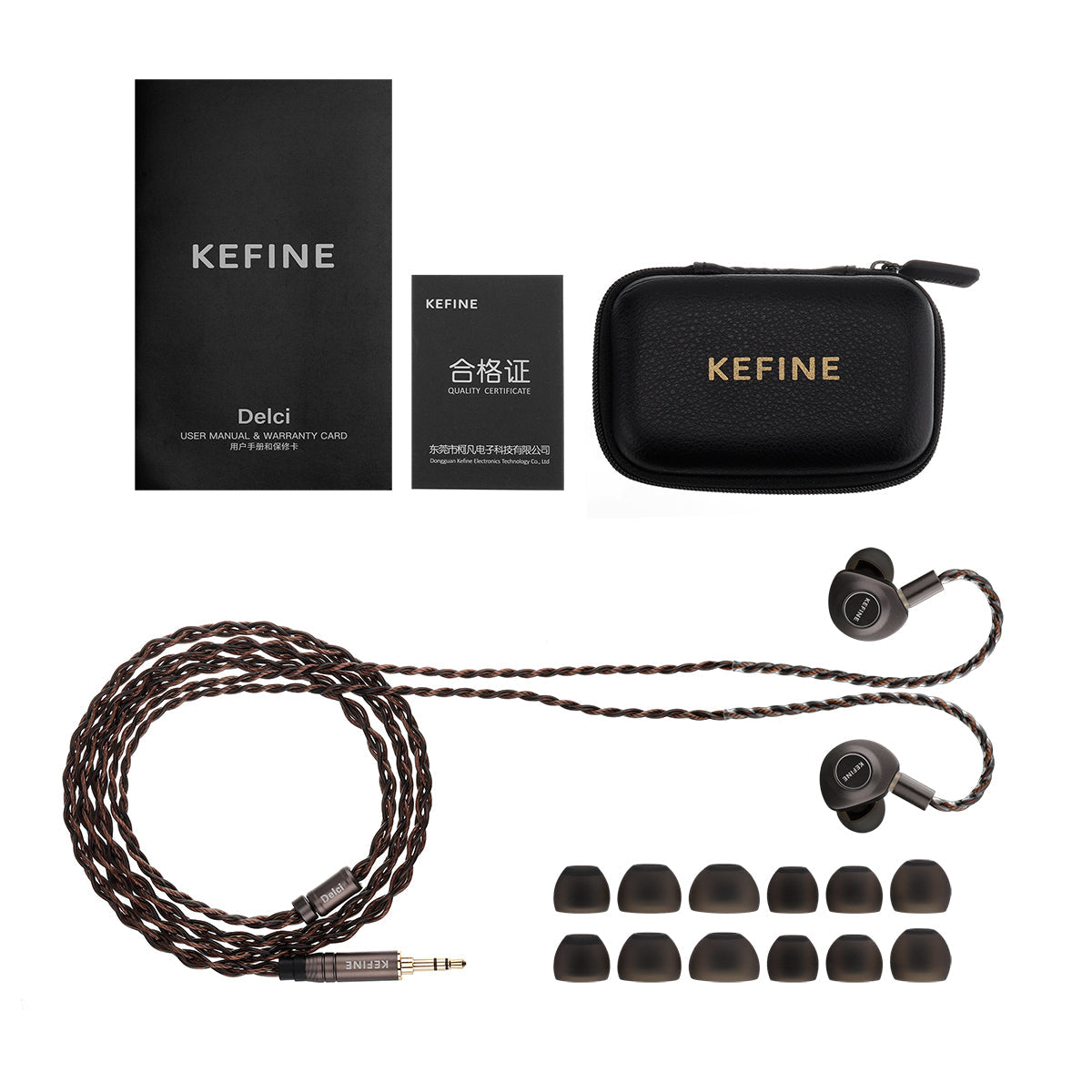 KEFINE Delci | 10mm DLC+PU Diaphragm Dynamic Driver IEMs – Linsoul-DE