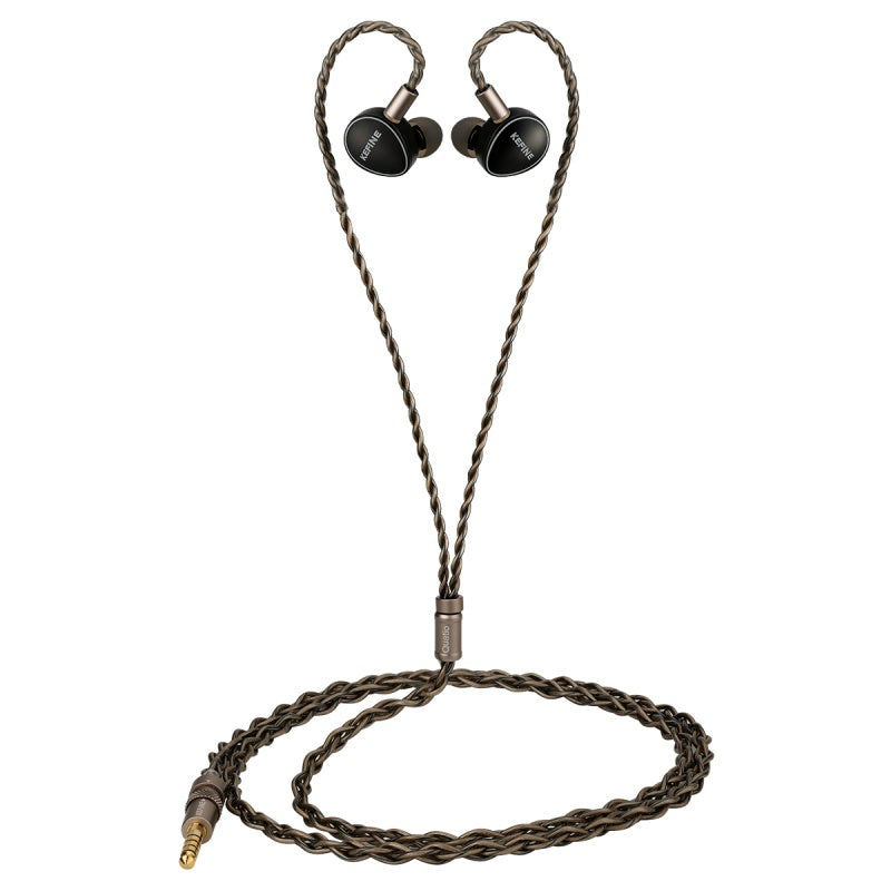 (ほぼ新品）KEFINE Quatio 2DD + 2BA リケーブルセット KEFINE Quatio」 メインの10mm DDを低域用DDと高域用2BAで補完した2DD+