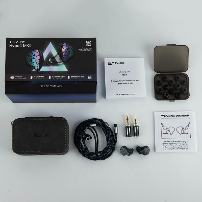 THIEAUDIO HYPE 4 MKII | Upgraded 2DD + 4BA Hybrid IEM – Linsoul-DE