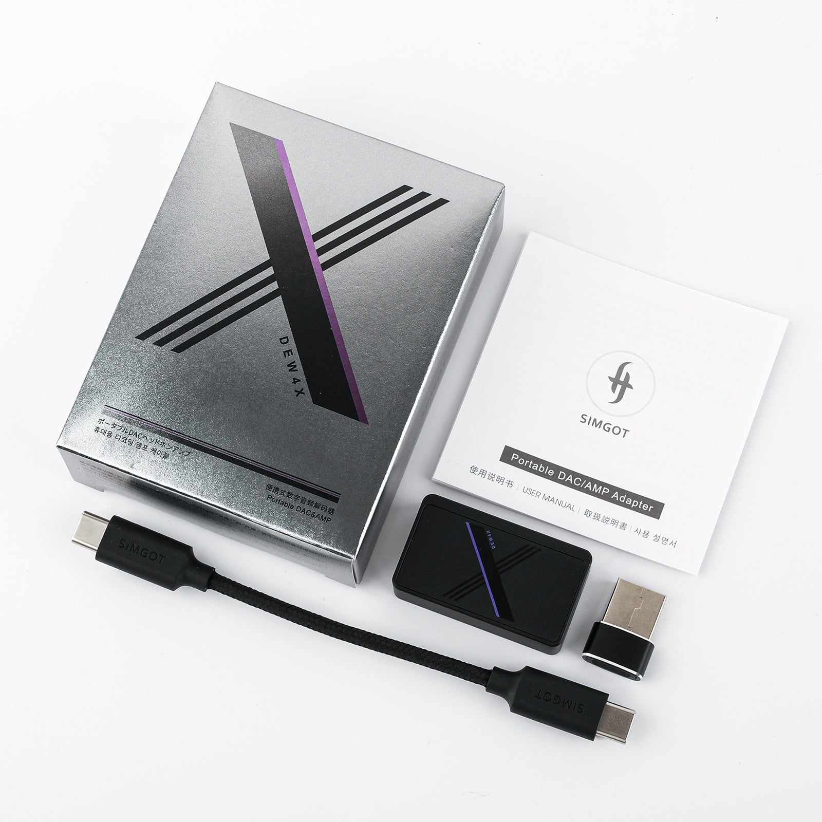 SIMGOT DEW4X | HiFi Dual CS43131 DAC Chip Portable Digital Audio