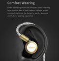 DUNU DM380 TRIPLE DRIVER IN EAR EARPHONE HIFI HI RES EARBUDS